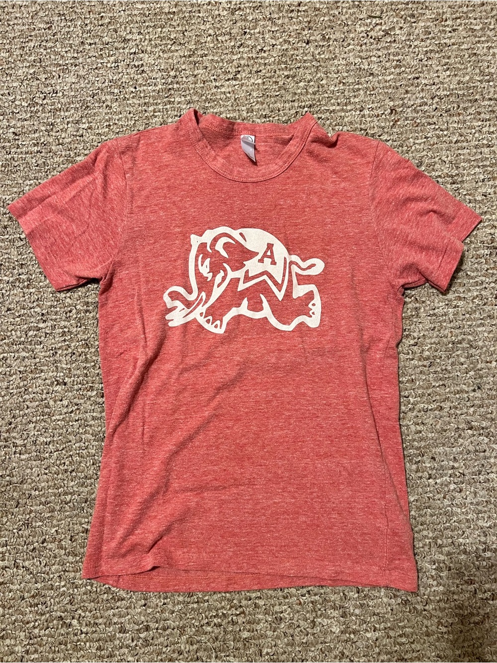 Red Heather Graphic Elephant Tee